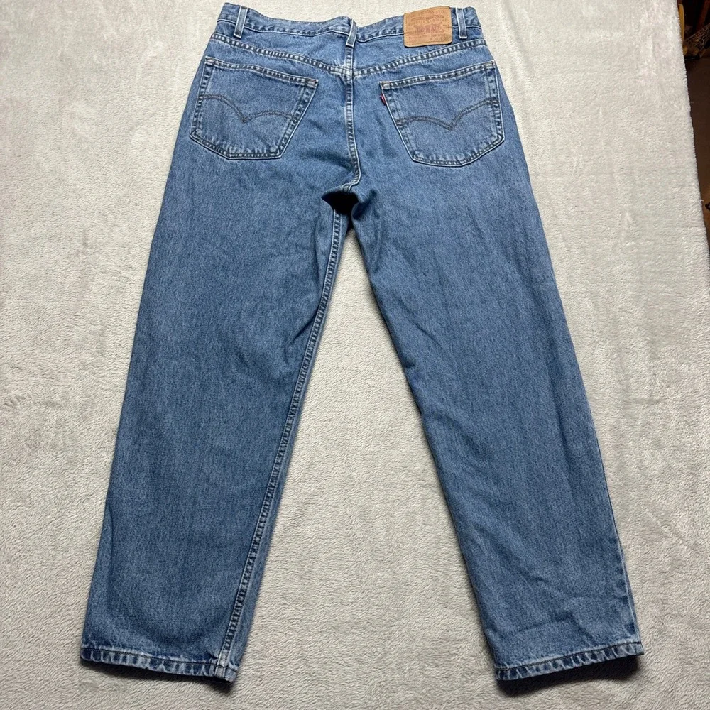 VTG Levis 550 Relaxed Fit Jeans Mens 38x30 (Fits 36x30) Blue Denim 100% Cotton